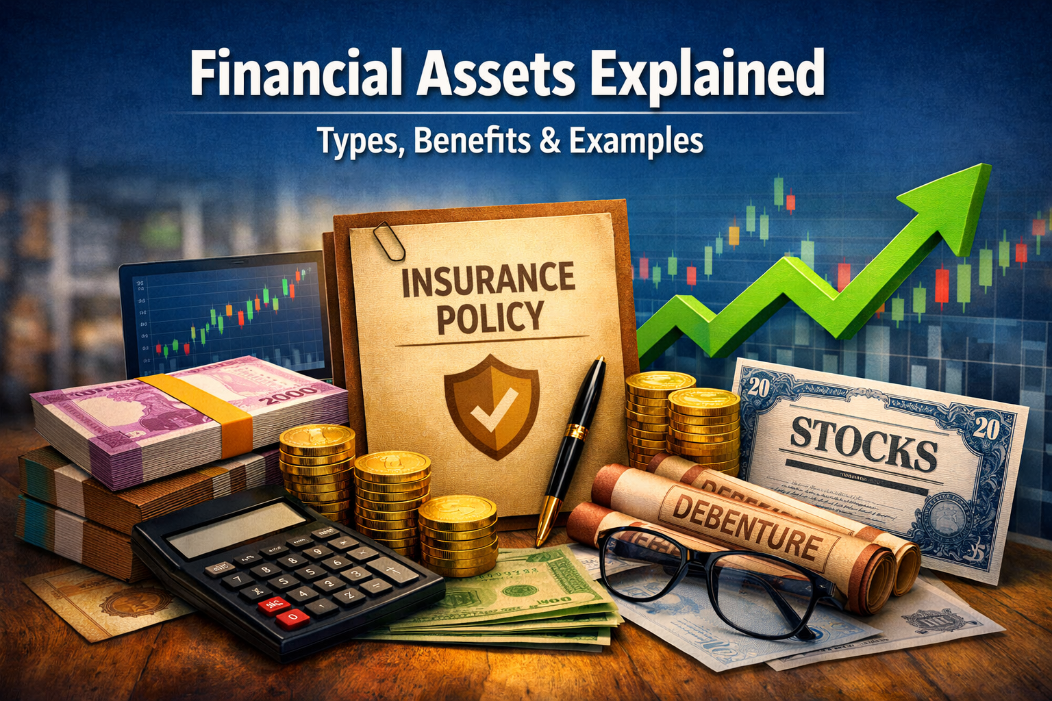 ଆର୍ଥିକ ସମ୍ପତ୍ତି (Financial Assets) କ’ଣ? ପ୍ରକାର, ଲାଭ ଓ ଉଦାହରଣ | Financial Assets Explained: Types, Benefits, and Examples